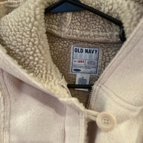 Women’s fleece/Sherpa Old Navy hooded Coat - Picture 6 of 6